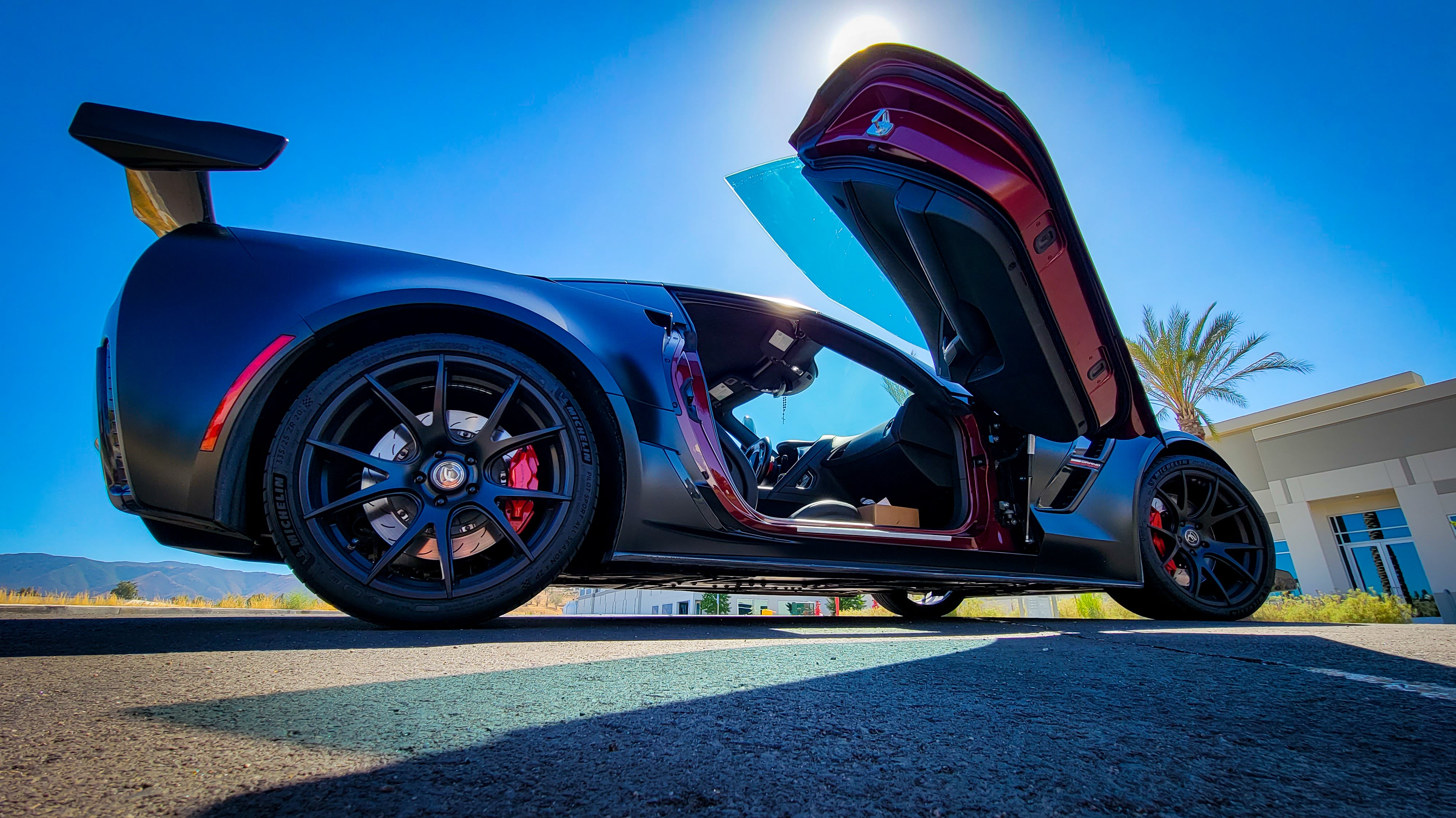 Check out @julian_physique Chevrolet Corvette C7 Z06 from California featuring ZLR Doors Conversion Kit from Vertical Doors, Inc.