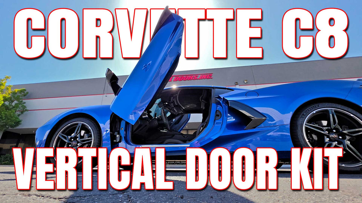 George’s 2022 Corvette C8 Stingray 3LT Z51 Vertical Door Installation