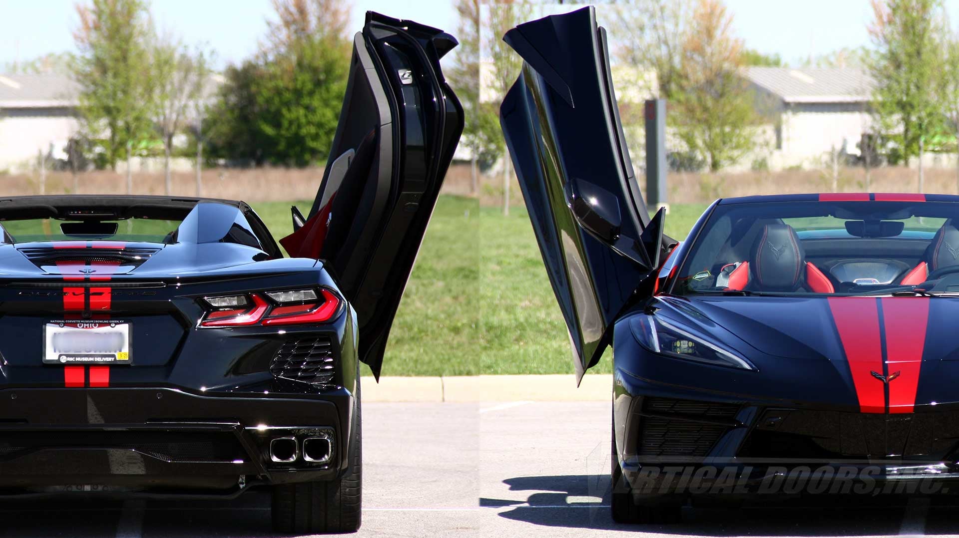 C8 Corvette with Lambo Doors?! | Vertical Doors Inc. Transformation in Dublin, OH