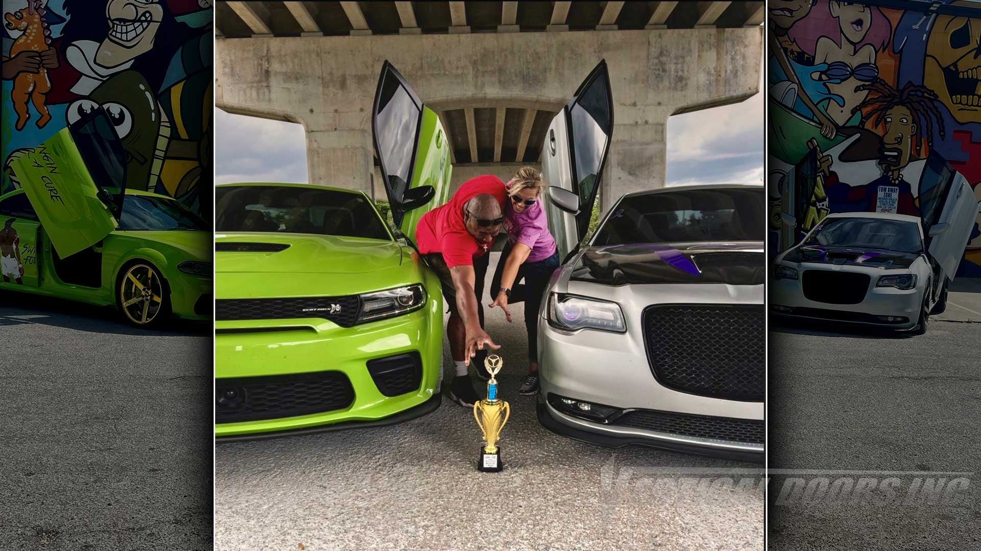 Check out Angela’s @raven300s Dodge Charger from Jacksonville FL, showing off Lambo Doors Conversion kit by Vertical Doors, Inc.