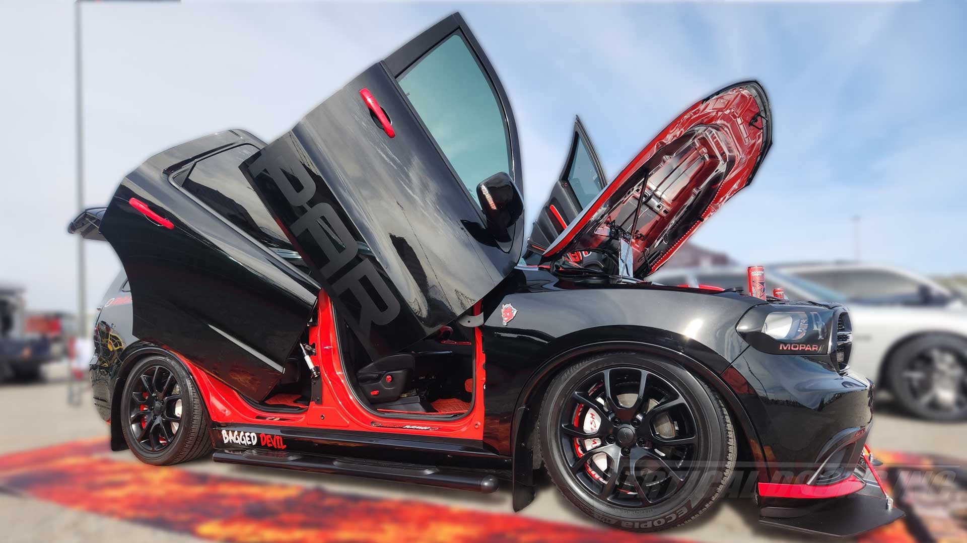 @devilish_durango’s Dodge Durango Just Got Its Wings from the BEST in the industry, Vertical Doors, Inc.