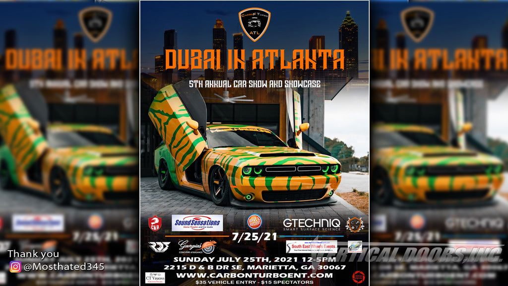 Car Show | 7/25/21 | Dubai in Atlanta, 5th annual car show and showcase, Marietta, GA come check out @Mosthated345 Dodge Challenger