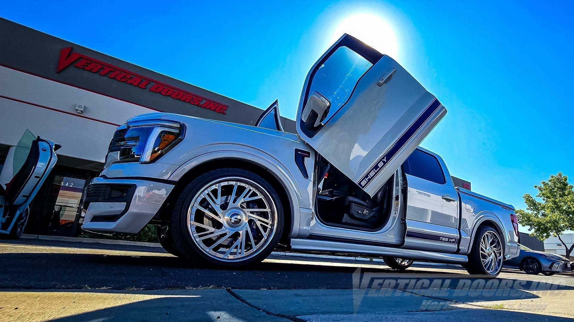 Ford F-150 Shelby Transformed by Vertical Doors, Inc. | A Lambo Door Conversion Done in Lake Elsinore CA.