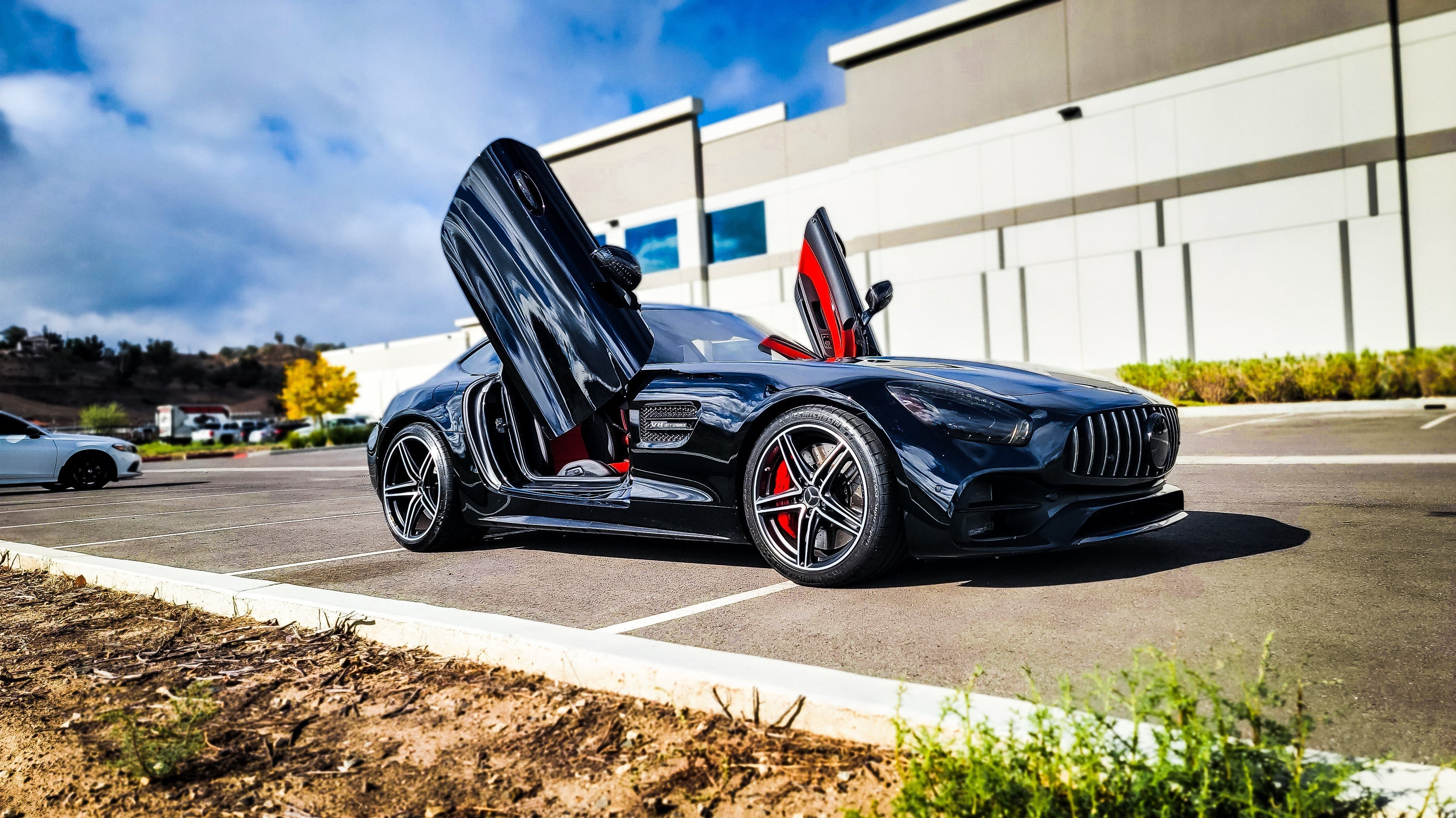 Elevate Your Mercedes AMG GT Coupe with Lambo Doors, by the BEST in the industry, Vertical Doors, Inc.
