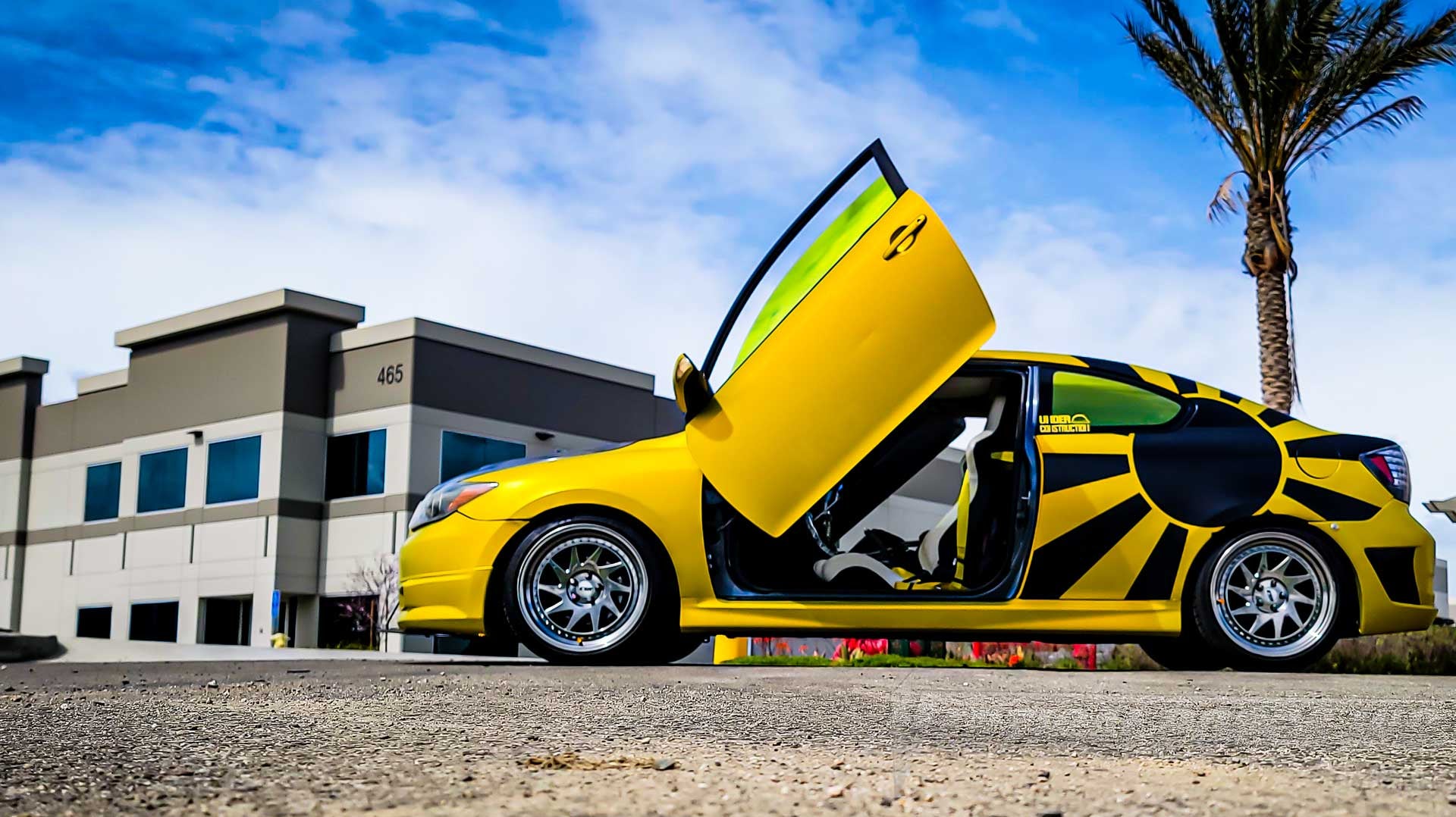 Check out @kshamstc_ Scion TC from California featuring Vertical Doors, Inc., Vertical Lambo Doors Conversion Kits.