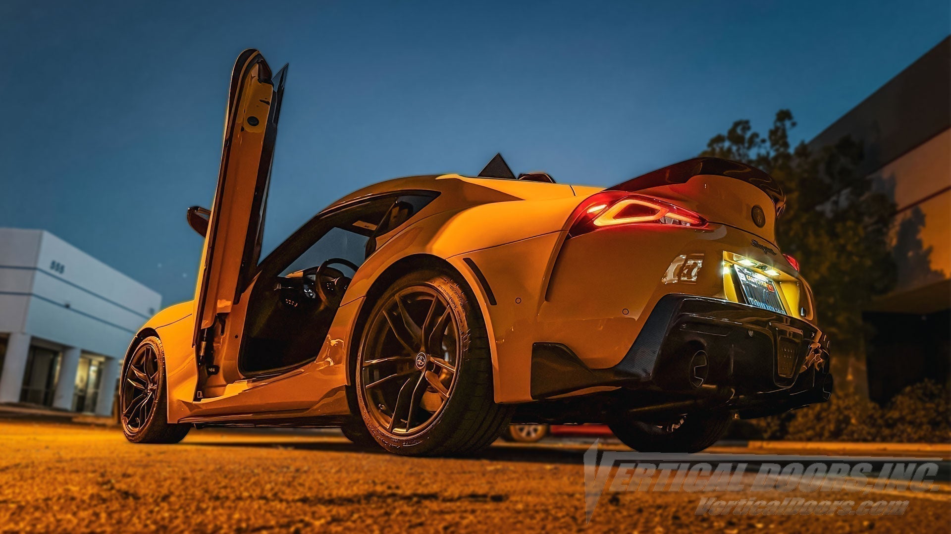 Toyota GR Supra MKV Gets the Vertical Doors, Inc. Upgrade, Right Here in Lake Elsinore, CA! 122525