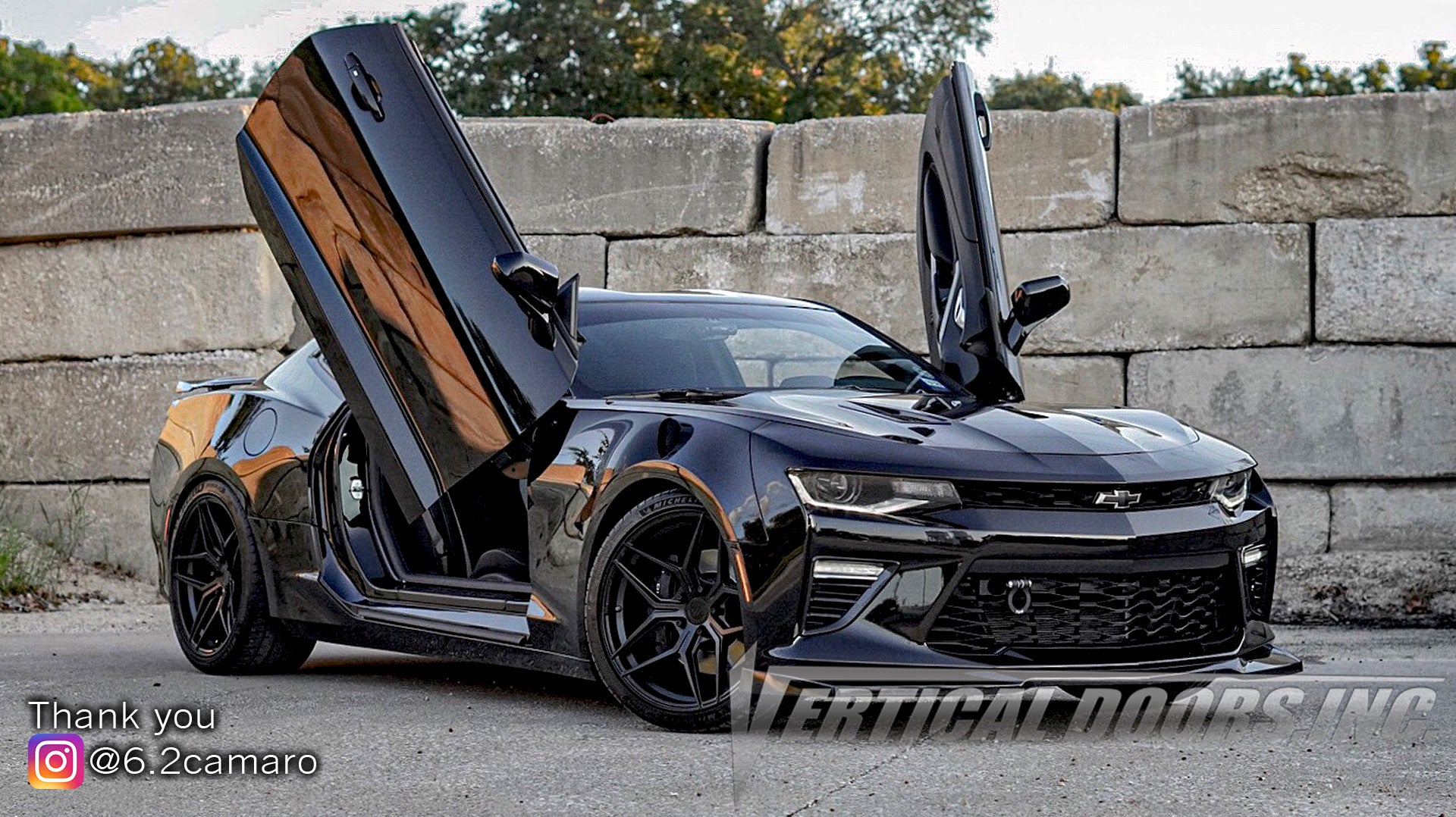 Eli's 2018 Cammaro 6.2L SS featuring Vertical Lambo Doors from Vertical Doors, Inc.