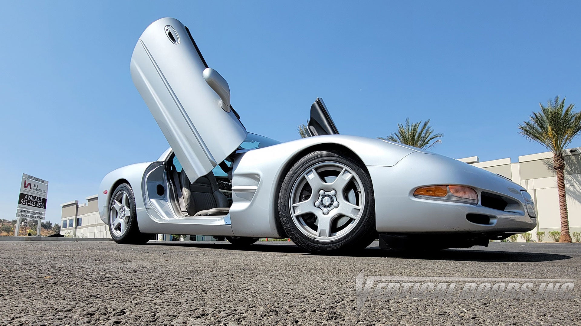 Chevrolet Corvette C5 from Missouri featuring Vertical Doors, Inc. vertical lambo doors conversion kit.