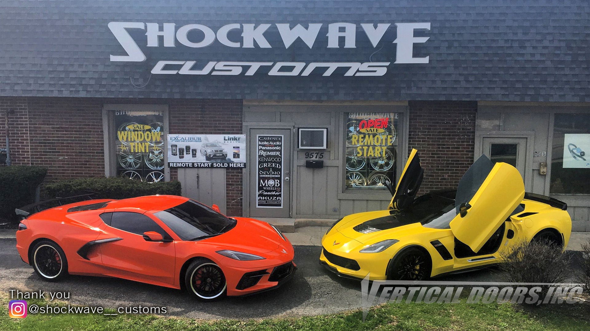 Installer | Shockwave Customs | Frankfort, IL | Chevrolet Corvette C7 Vertical Doors, Inc., vertical lambo door conversion kit.