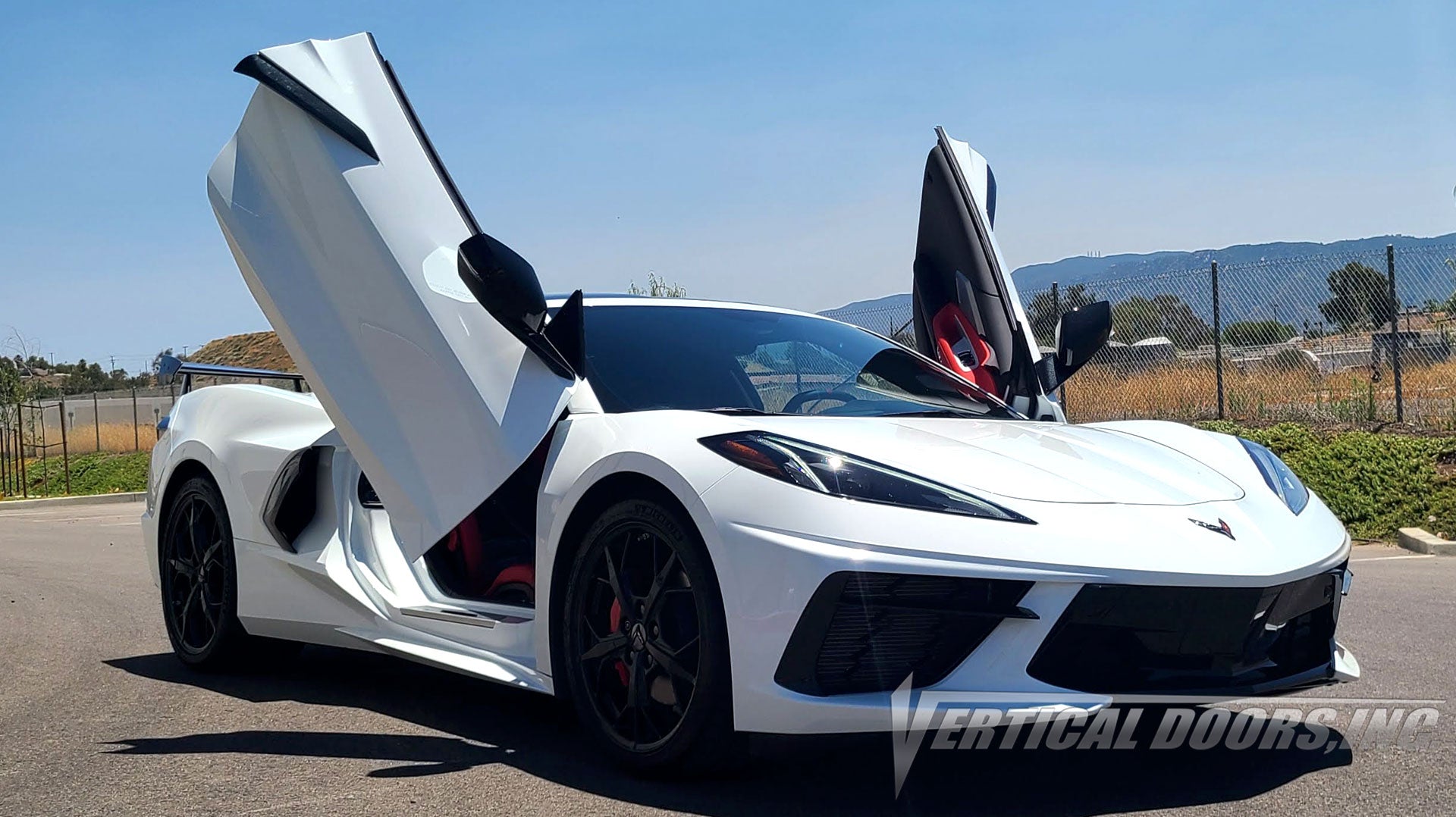 PRE ORDER NOW! Chevrolet Corvette C-8 2020-2020 Lambo Door Conversion Kit by Vertical Doors Inc.