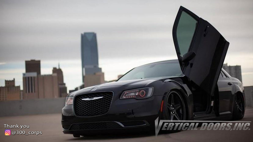 Check out @300_corps Chrysler 300 from Oklahoma featuring Vertical Lambo Doors Conversion Kit from Vertical Doors, Inc.