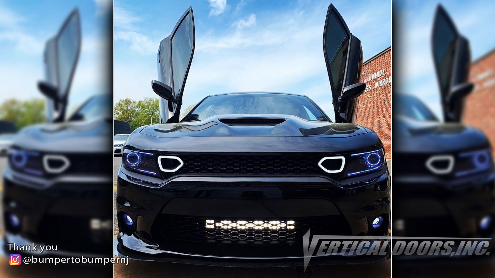 Installer | Bumper to Bumper | Freehold, NJ | Dodge Charger featuring Vertical Lambo Doors Conversion Kit by Vertical Doors, Inc.