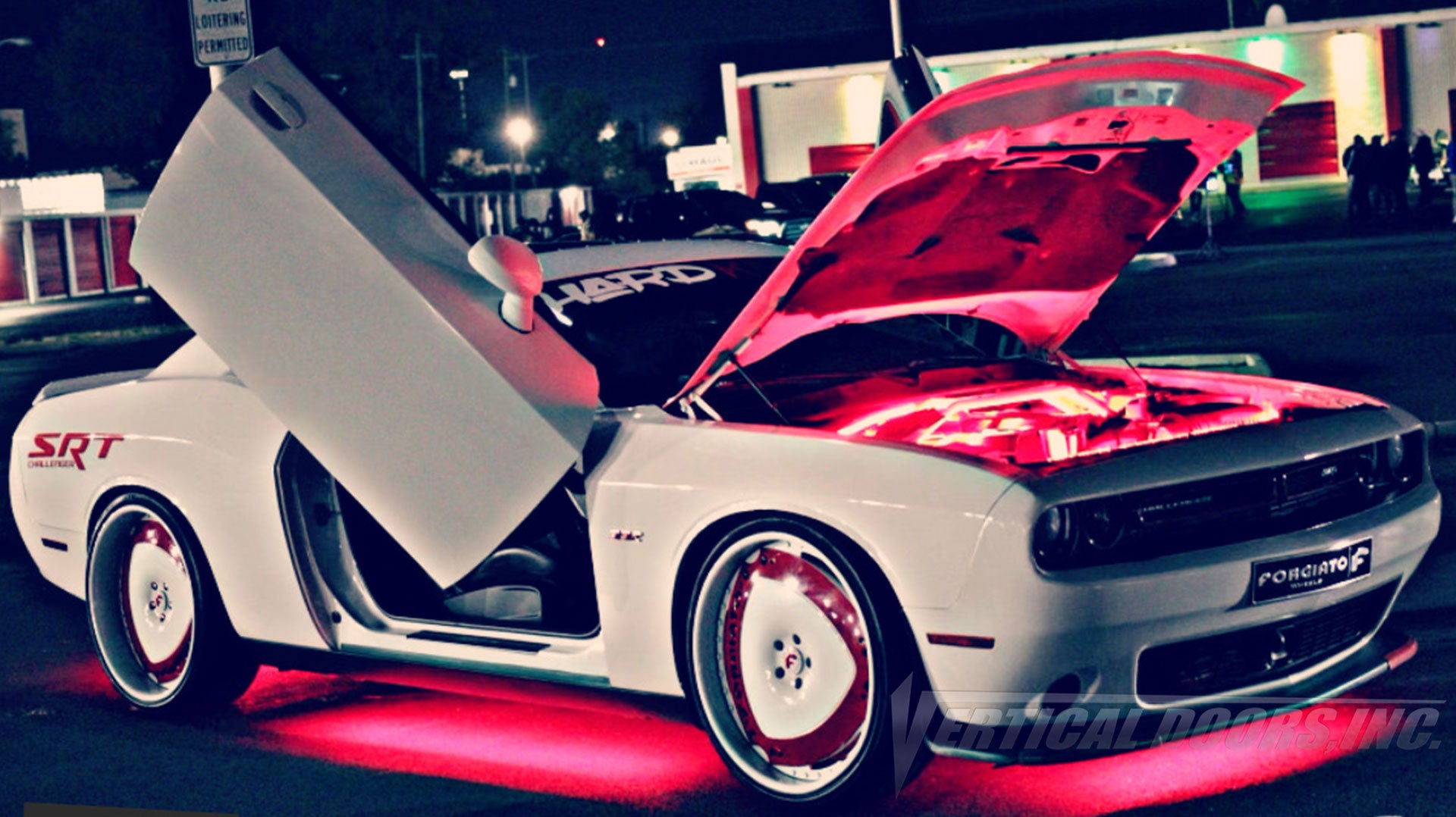 Check out @geta_maryjane Dodge Challenger from Ohio featuring Vertical Doors, Inc. door conversion kit. AKA "Lambo Doors"