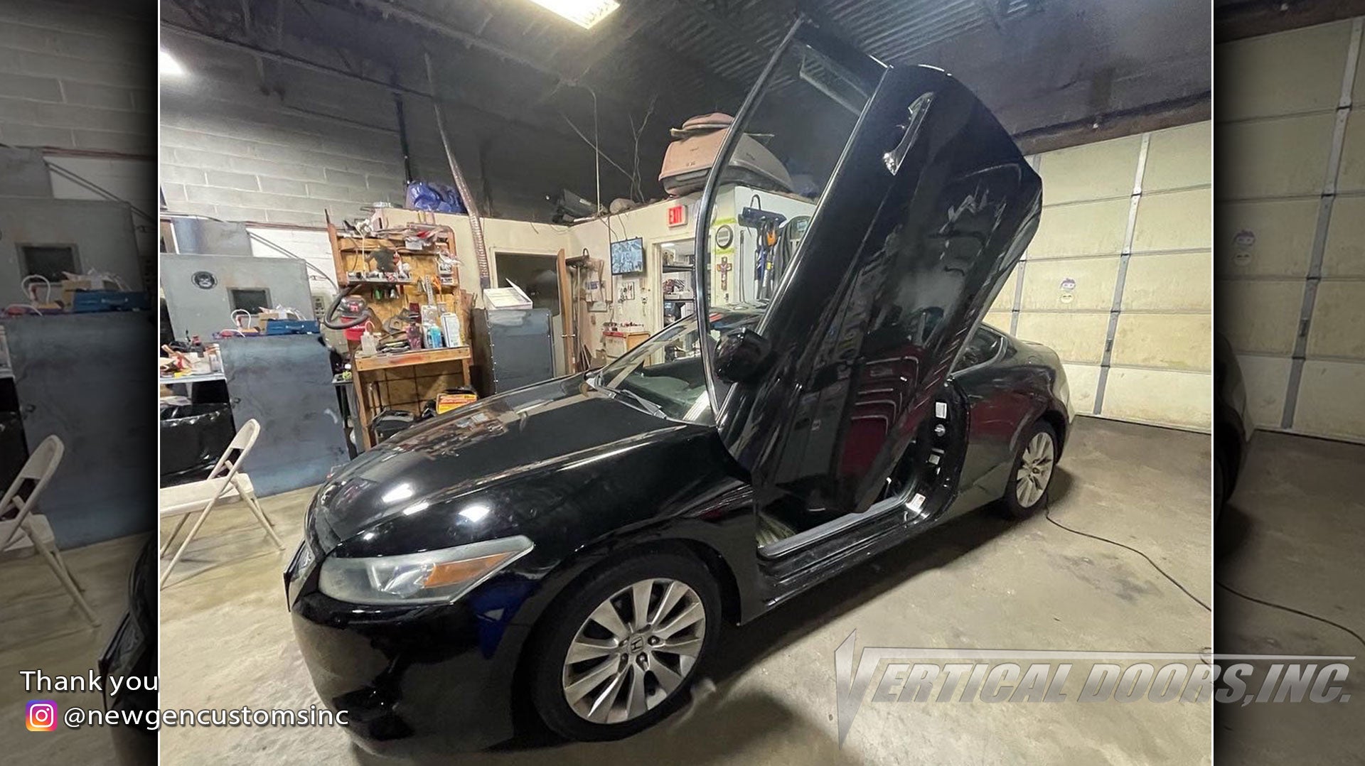 Installer | NewGen Customs| Holbrook, NY | Honda Accord 08-15 with Vertical Lambo Doors Conversion Kit by Vertical Doors, Inc.