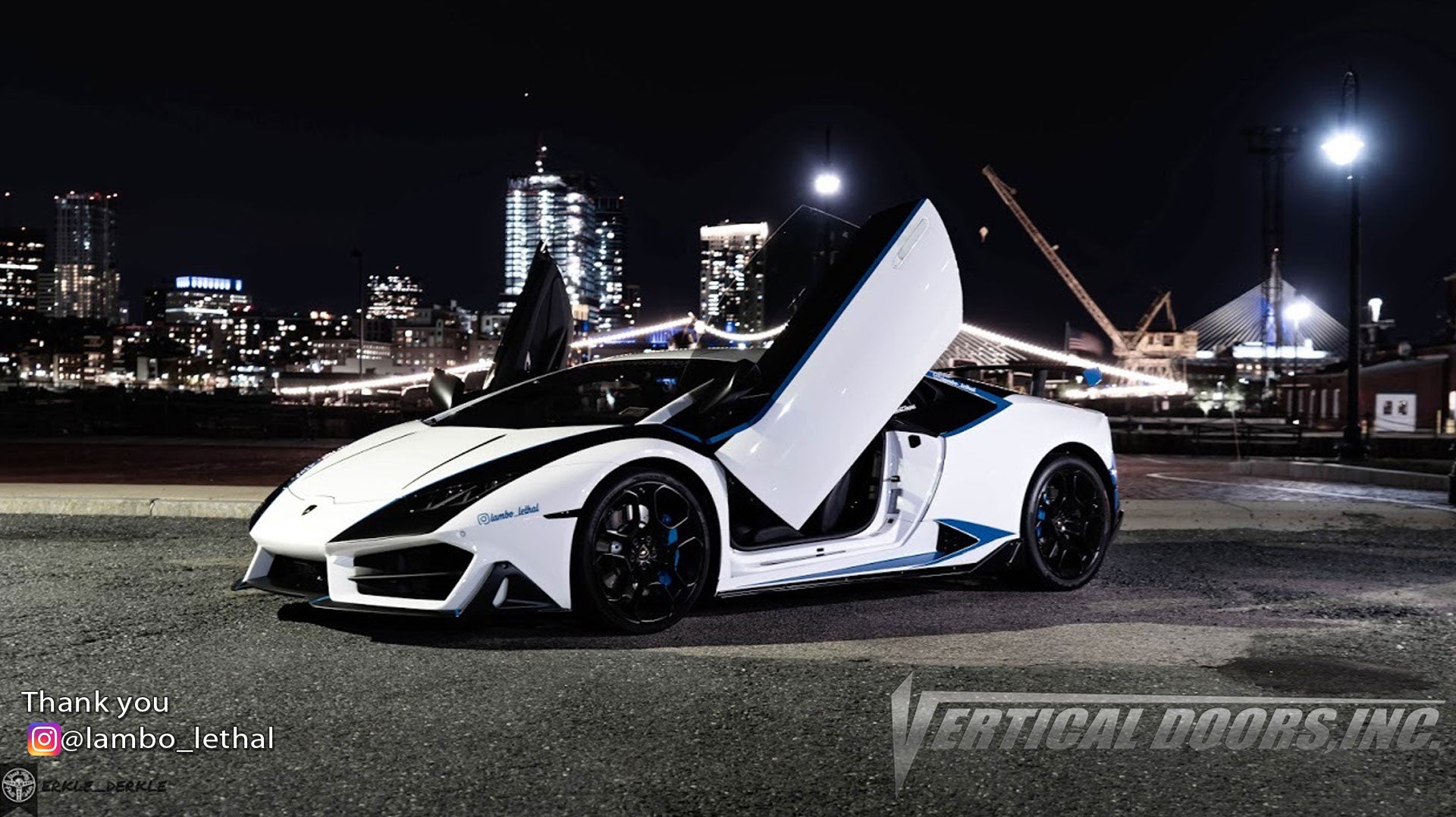 Check out George's @lambo_lethal Lamborghini Huracan from New Hampshire featuring Lambo Door Conversion Kit by Vertical Doors Inc.