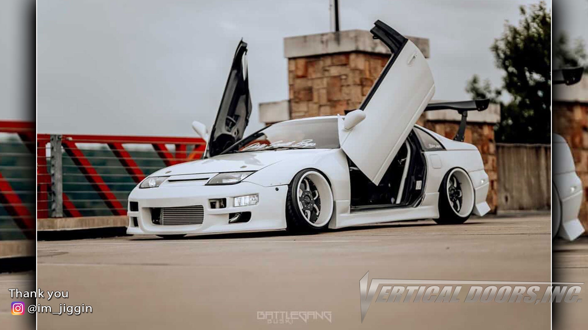 Jacob's @im_jiggin Nissan 300ZX from Georgia featuring Vertical Lambo Doors Conversion Kit VDCN300ZX9099 from Vertical Doors, Inc.