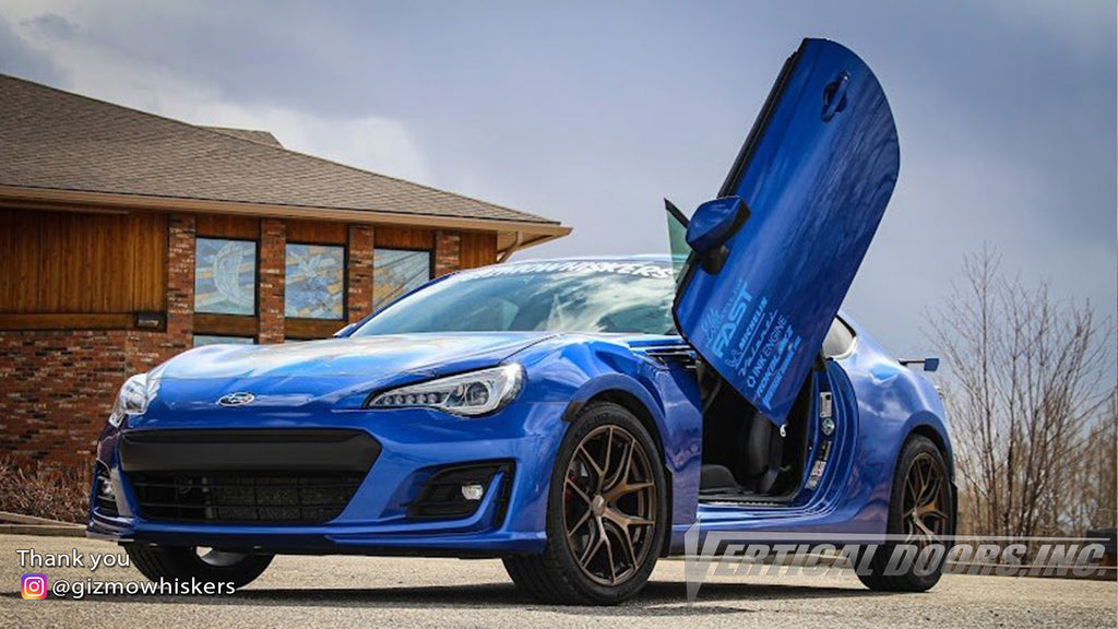 Check out @gizmowhiskers Subaru BRZ from Canada featuring Doors Conversion Kit by Vertical Doors, Inc. AKA "Lambo Doors"