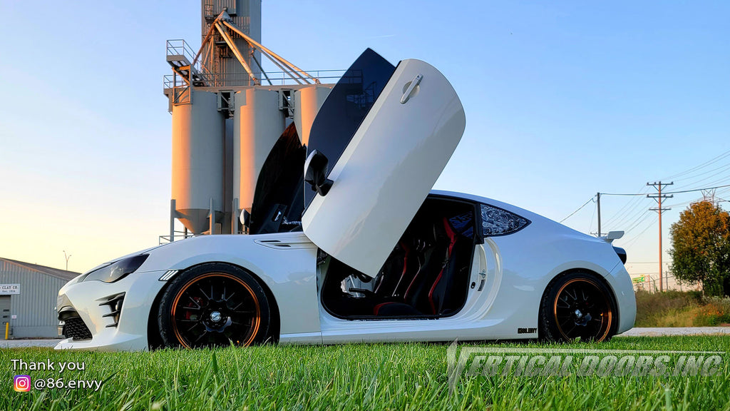 Check out @86.envy Toyota 86 from Ohio featuring Vertical Lambo Doors Conversion Kit by Vertical Doors, Inc.