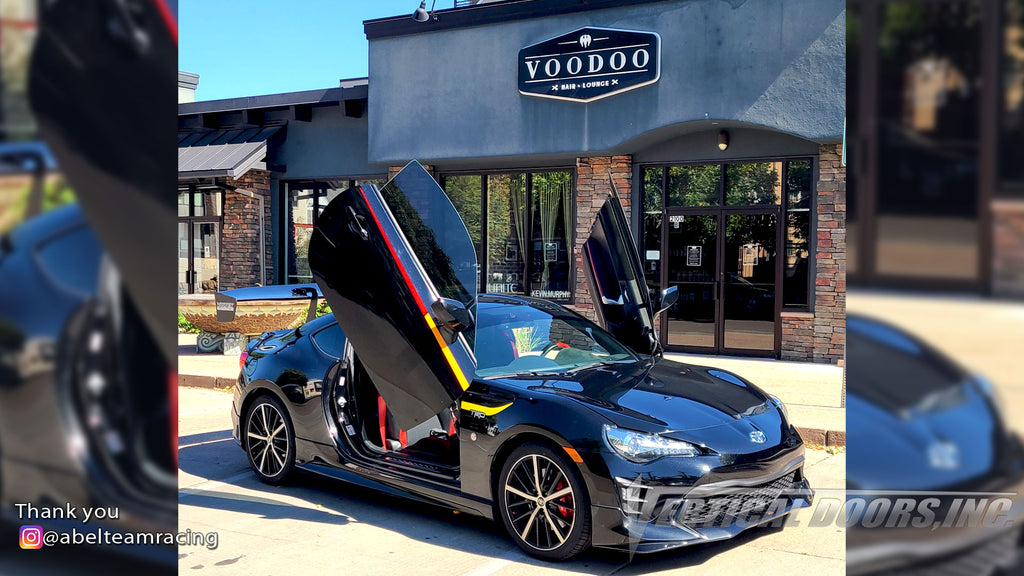 Check out Dave's Toyota 86 @abelteamracing from Colorado featuring Vertical Lambo Doors Kit