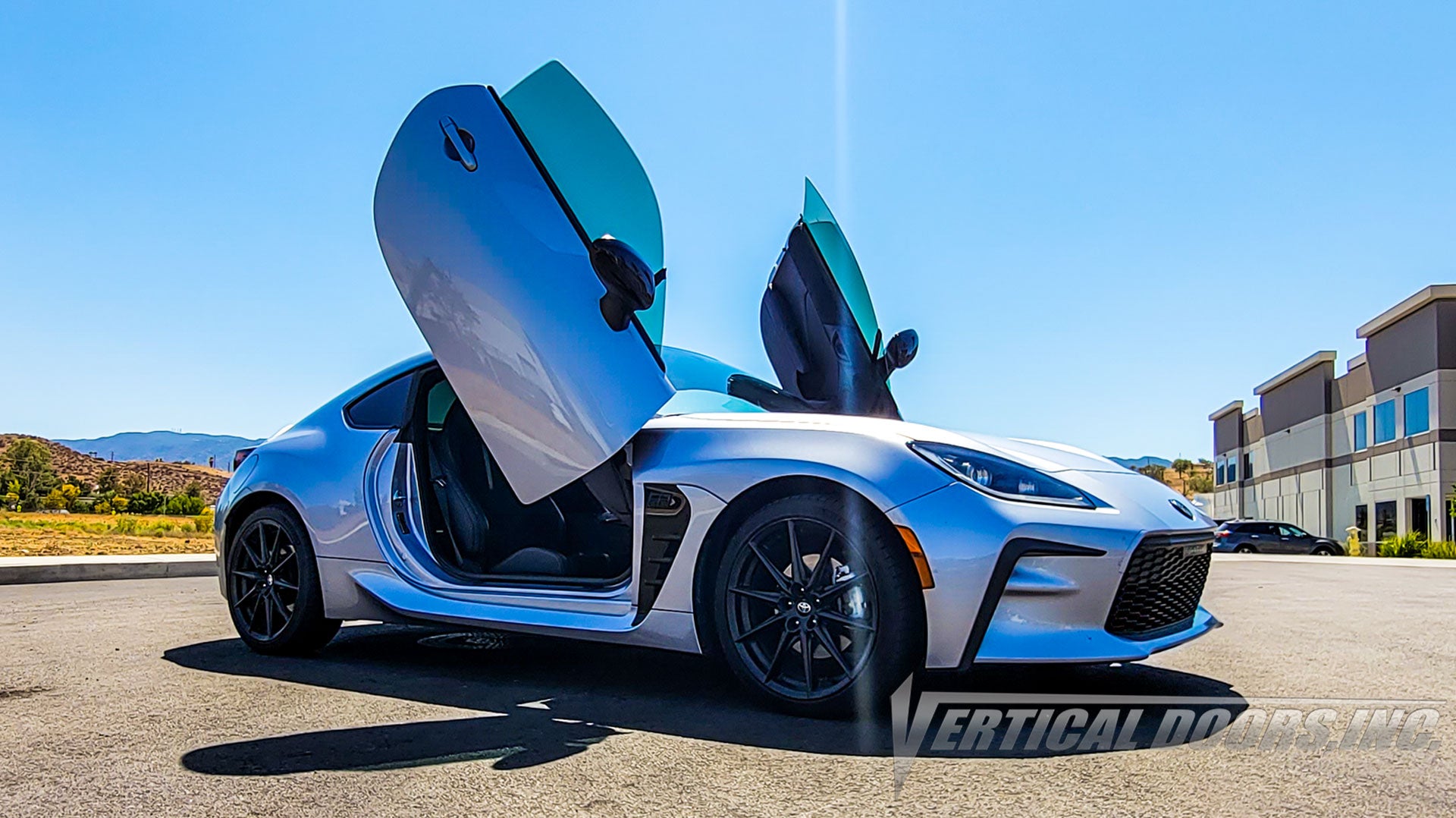 Toyota GR86 from Arizona featuring Vertical Door conversion kit by Vertical Doors, Inc. AKA "Lambo Doors"