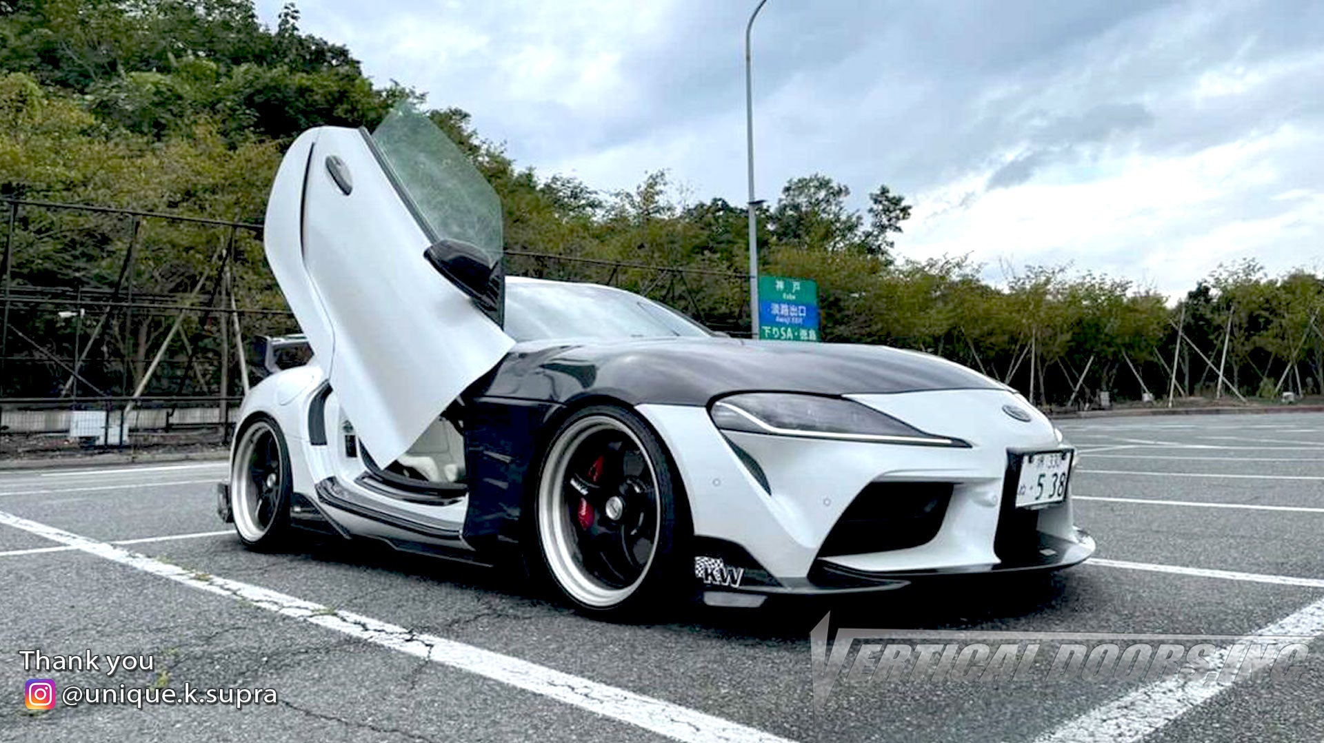 Check out @unique.k.supra Toyota Supra from Japan featuring Vertical Lambo Doors Conversion Kit from Vertical Doors, Inc.