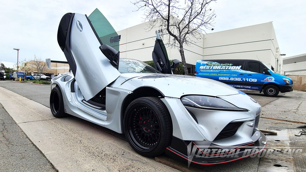 Check out the new Toyota Supra Vertical Lambo Door Conversion Kit
