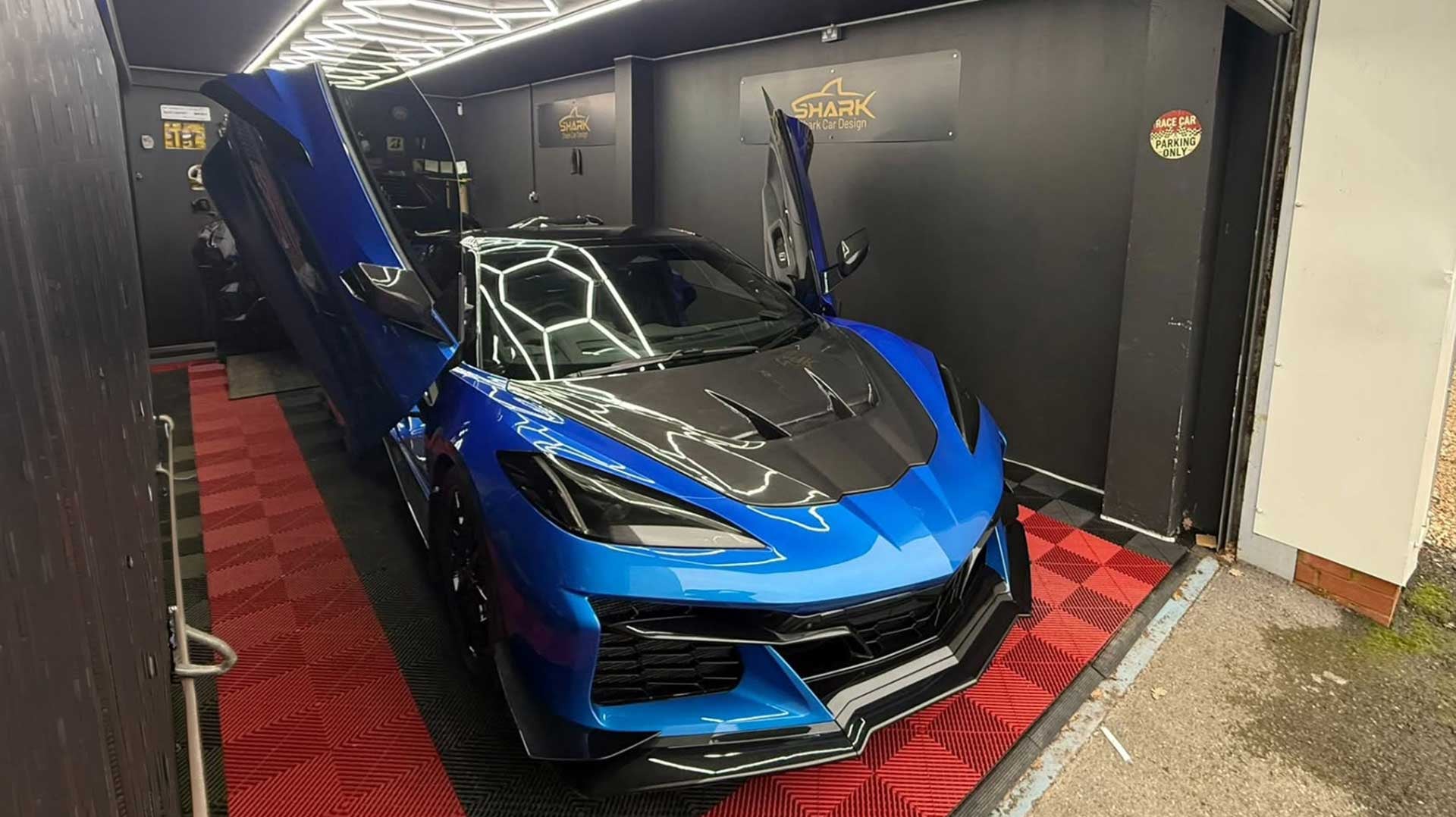 Shark Car Design 8 Coopers Pl, Combe Ln, Chiddingfold, Godalming GU8 5SZ, United Kingdom is a Authorized Vertical Doors, Inc. Vertical Door Kit Installer.