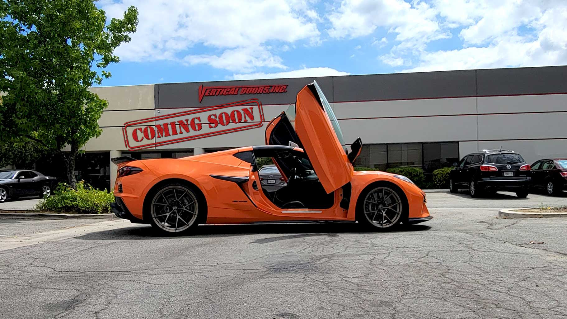 Z06 C8 Vertical Lambo Door kit coming soon!