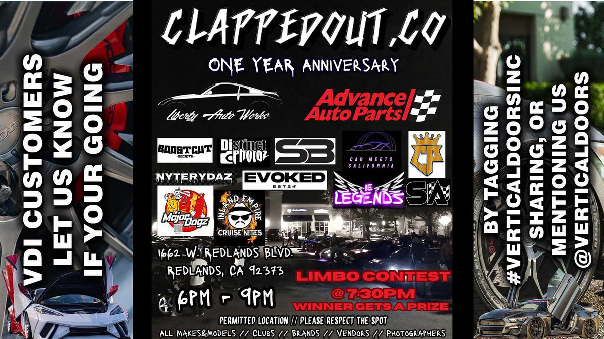 CAR SHOW | 8/23/24 | REDLANDS, CA | @clappedout.co