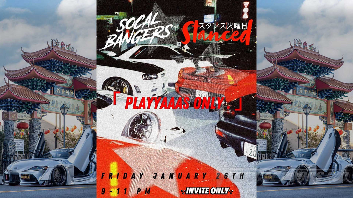 CAR SHOW | 1/26/24 | INVITE ONLY 9/11pm | Stancedtuesday | @stancedtuesday HANDLE featuring Door Conversion by Vertical Doors, Inc.