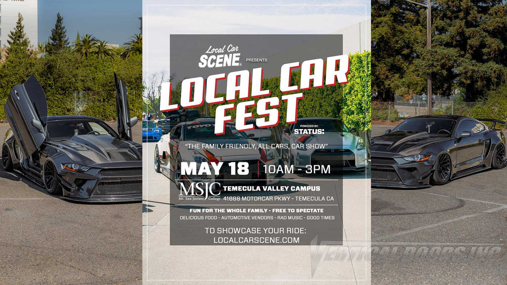CAR SHOW | 5/18/24 | TEMECULA , CA 10am-3pm | LOCAL CAR FEST | @beast5.0gt Ford Mustang featuring Door Conversion by Vertical Doors, Inc.