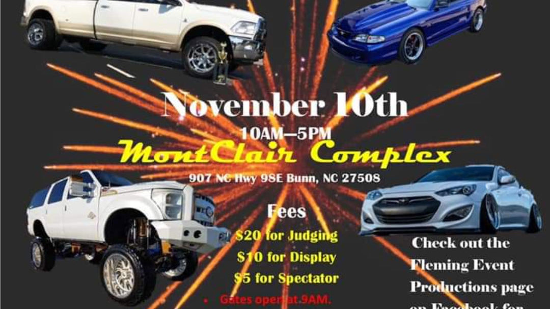 11/10/19 Car Show | 3rd Annual November to Remember | Come check out Franklin's Ford Excursion "The Sexcursion"