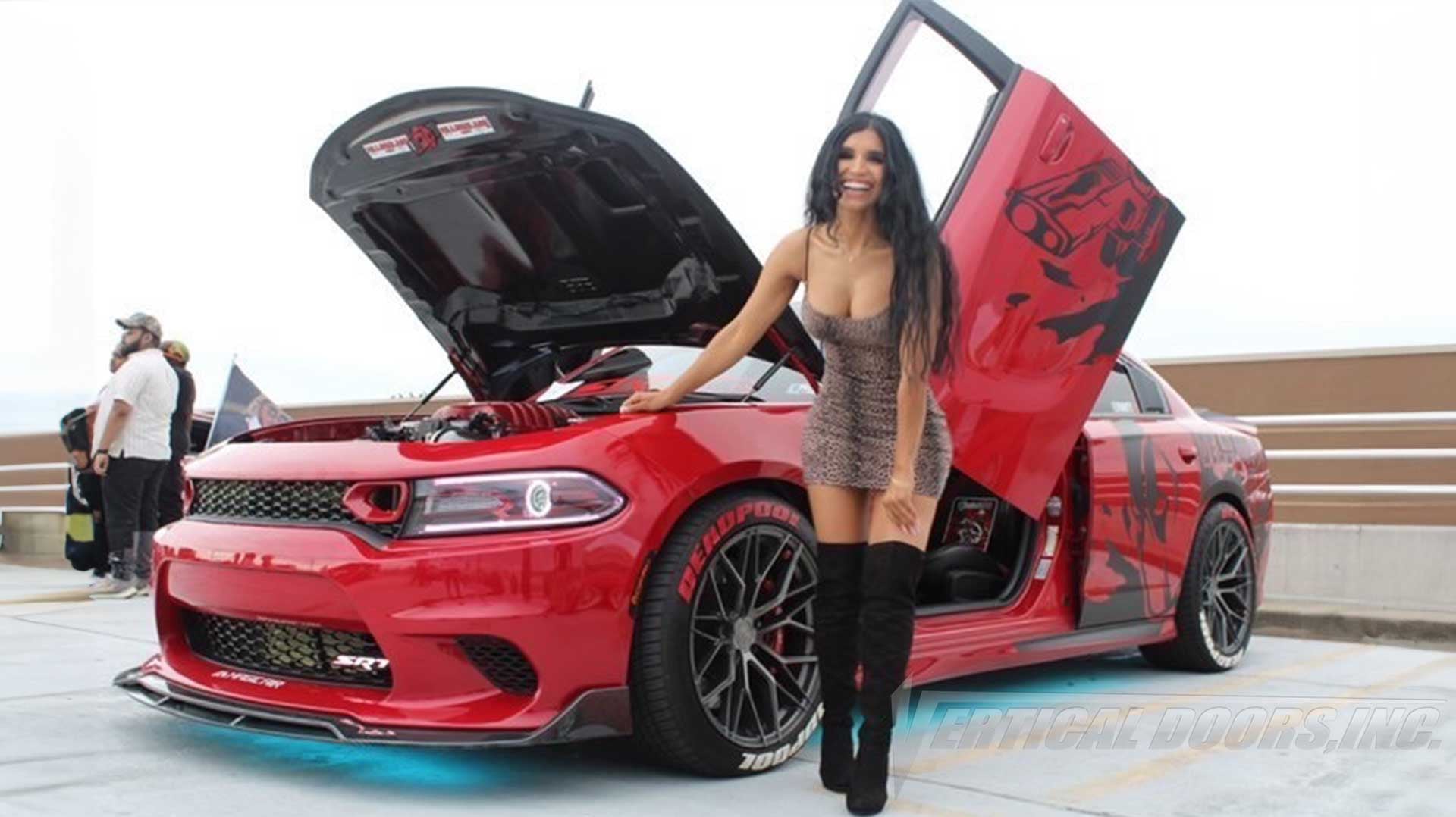 @franknitty707 Dodge Charger from NJ featuring Vertical Doors, Inc. door conversion kit. AKA "Lambo Doors"