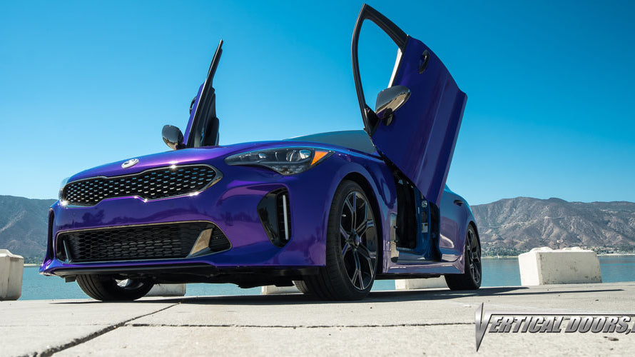 Kia Stinger Bolt-on Vertical Door Conversion Kit.
