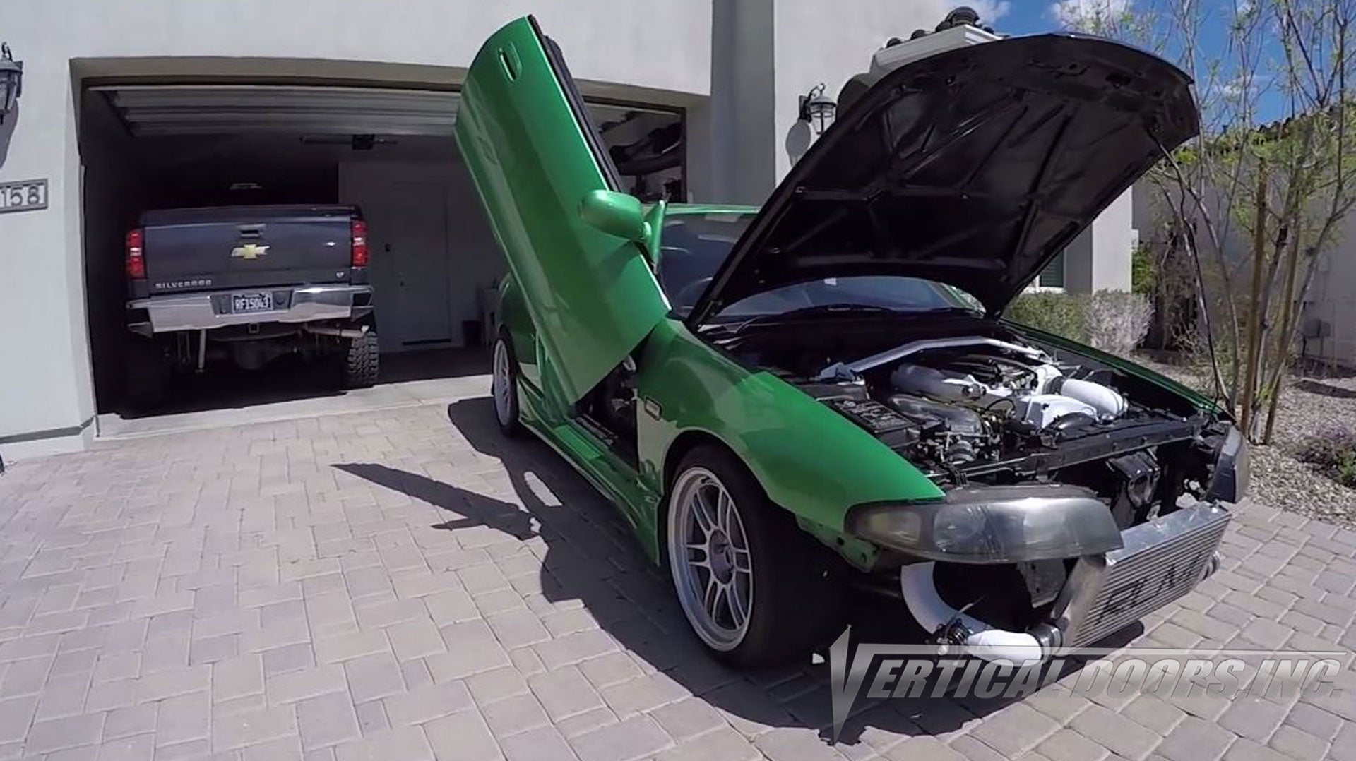Check out Shane's Nissan Skyline R33 with Vertical Doors, Inc., vertical lambo door conversion kit.