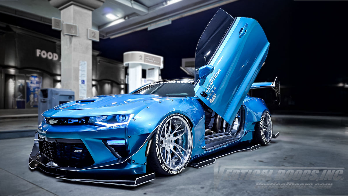 Chevrolet Camaro 2016-2023 Vertical Lambo Doors, bolt-on, Made in
