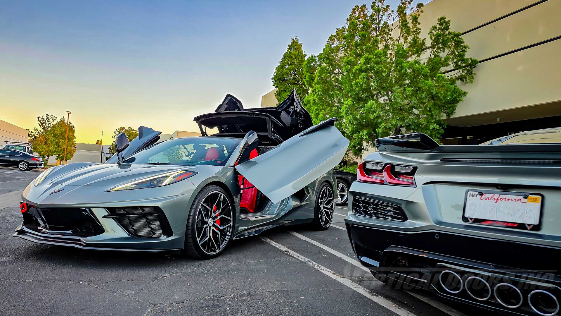 John’s @checkersj Chevrolet Corvette C8 just got ZLR doors conversion kit, installed by Vertical Doors, Inc., VDCCHEVYCORZLRC820,
1LT, 2LT, 3LT, Z51, Z06, C8R, Z8ZR1, Stingray, Eray, Vette, Corvette, door conversion, ZLR, ZLR Doors, C8 ZLR Doors,