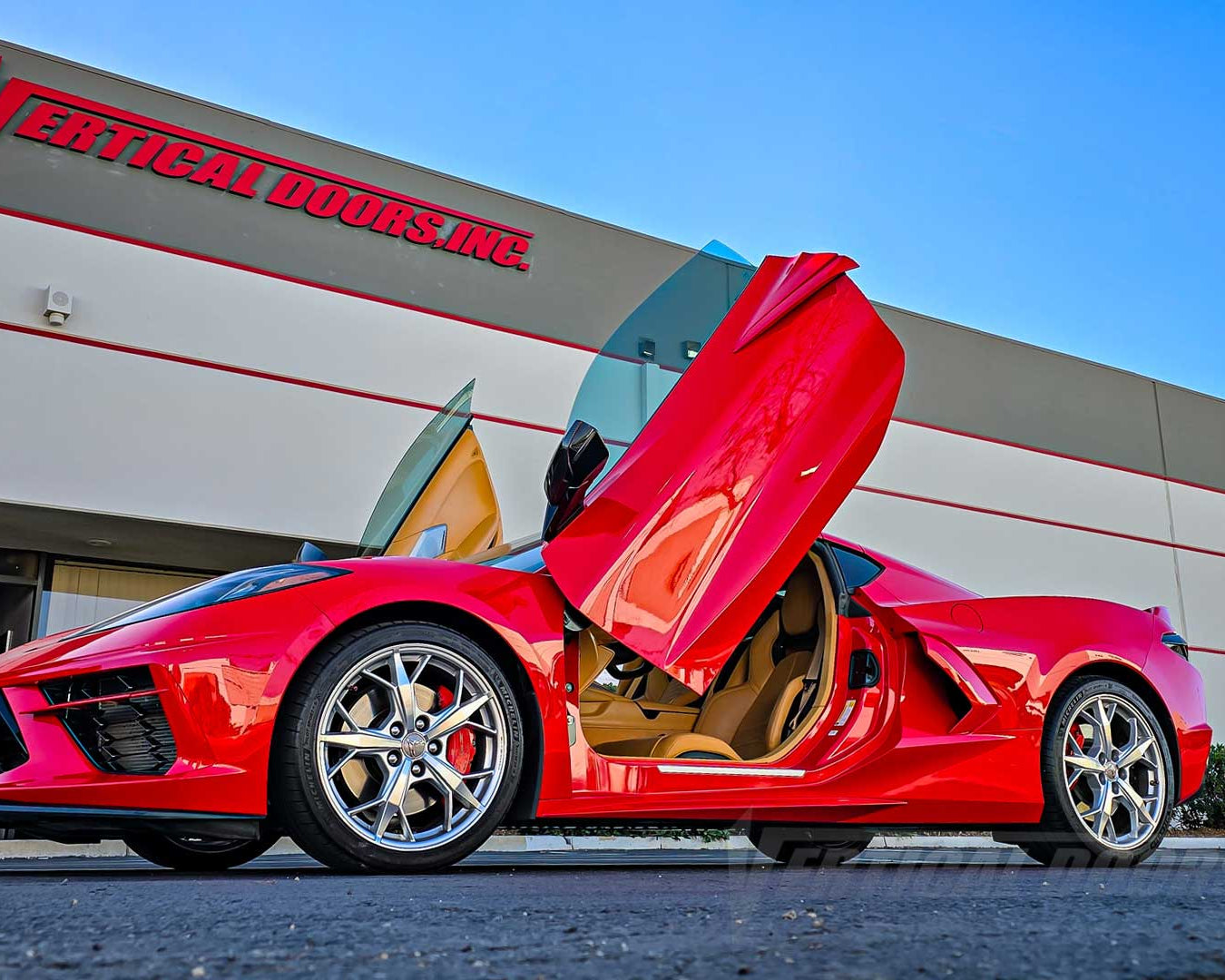 Omar Dunes Chevrolet Corvette C8 after removing competitor’s vertical door kit from his car. Kit replacement done at Vertical Doors, Inc. in Lake Elsinore California., VDCCHEVYCORC820, 1LT, 2LT, 3LT, Z51, Z06, C8R, Z8ZR1, Stingray, Eray, Vette, Corvette,
lambo doors, vertical doors, door conversion, scissor doors, butterfly doors, wing doors,
Corvette C8 lambo doors, Corvette C8 vertical doors, Corvette C8 door conversion, Corvette C8 scissor doors, Corvette C8 butterfly doors, Corvette C8 wing doors,