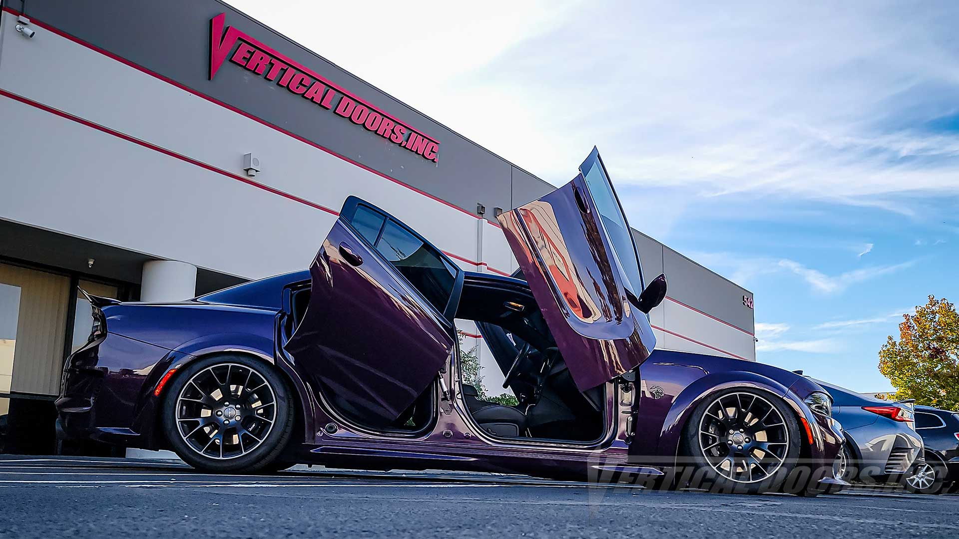 Dodge Charger Lambo Door Conversion Kit by Vertical Doors Inc., VDCDC11, Mopar, SXT, GT, R/T, Scat Pack, Scat Pack Widebody, Hellcat Widebody Jailbreak, SRT Hellcat Redeye Jailbreak, lambo doors, vertical doors, door conversion, scissor doors, butterfly doors, wing doors, Dodge Charger lambo doors, Dodge Charger vertical doors, Dodge Charger door conversion, Dodge Charger scissor doors, Dodge Charger butterfly doors, Dodge Charger wing doors,