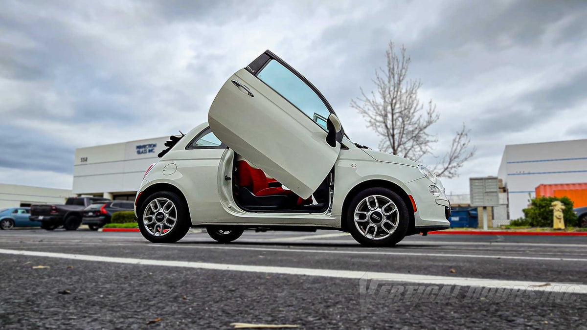 フィアット500c ウイングストップ Vertical doors kit compatible Fiat 500 2012-2019 – Vertical Doors
