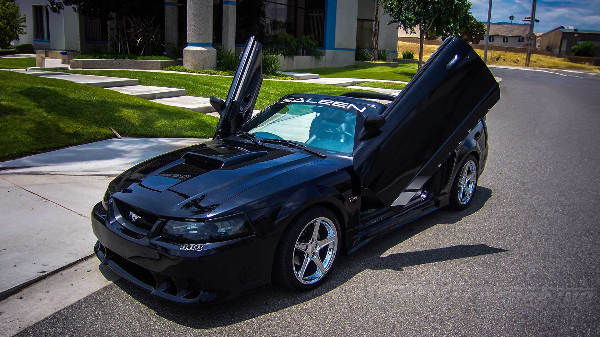Ford Mustang 1999-2004 Vertical Lambo Doors Conversion Kit, Part Number: VDCFM9904
