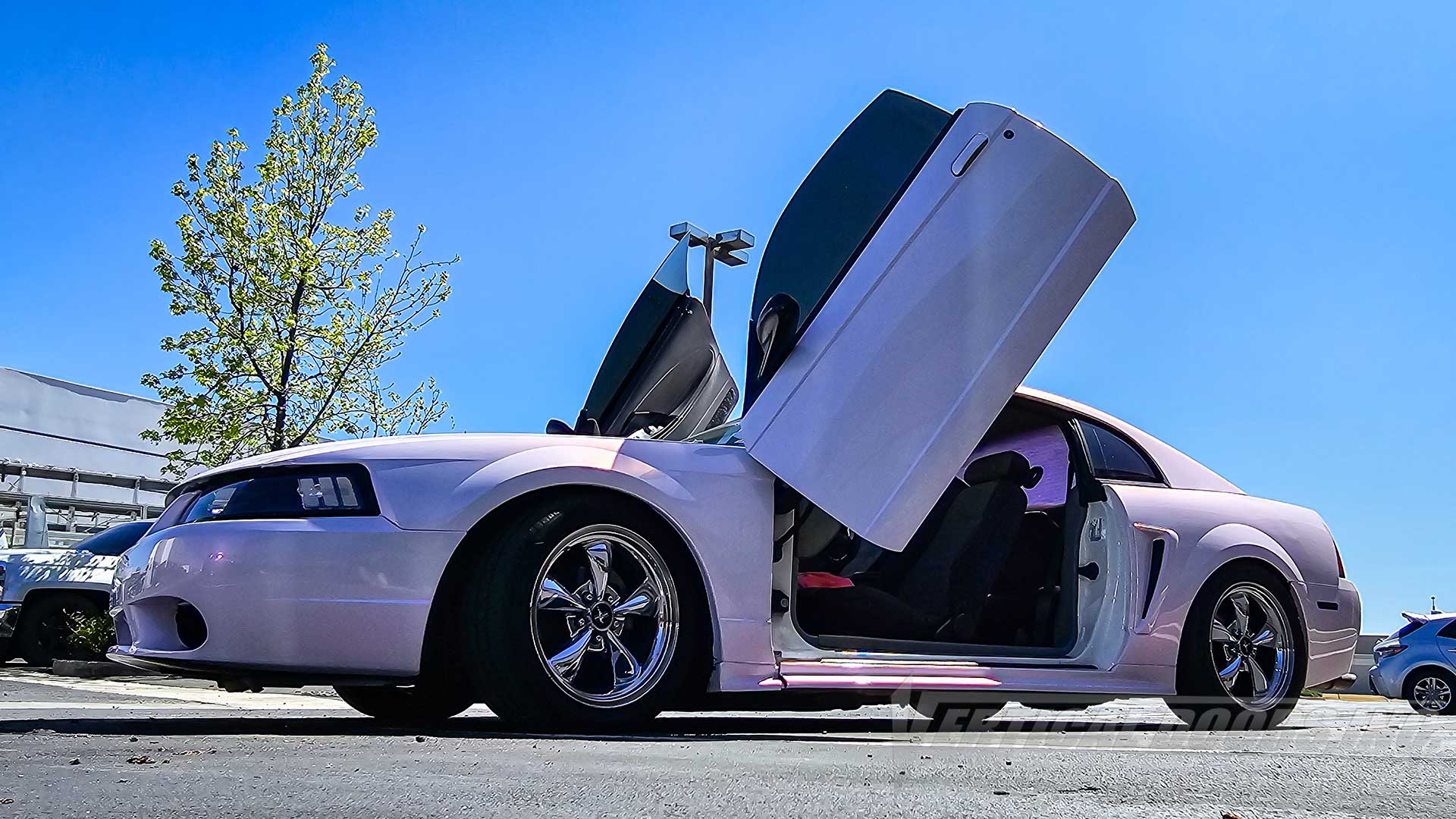 Ford Mustang 1999-2004 Vertical Lambo Doors Conversion Kit, Part Number: VDCFM9904