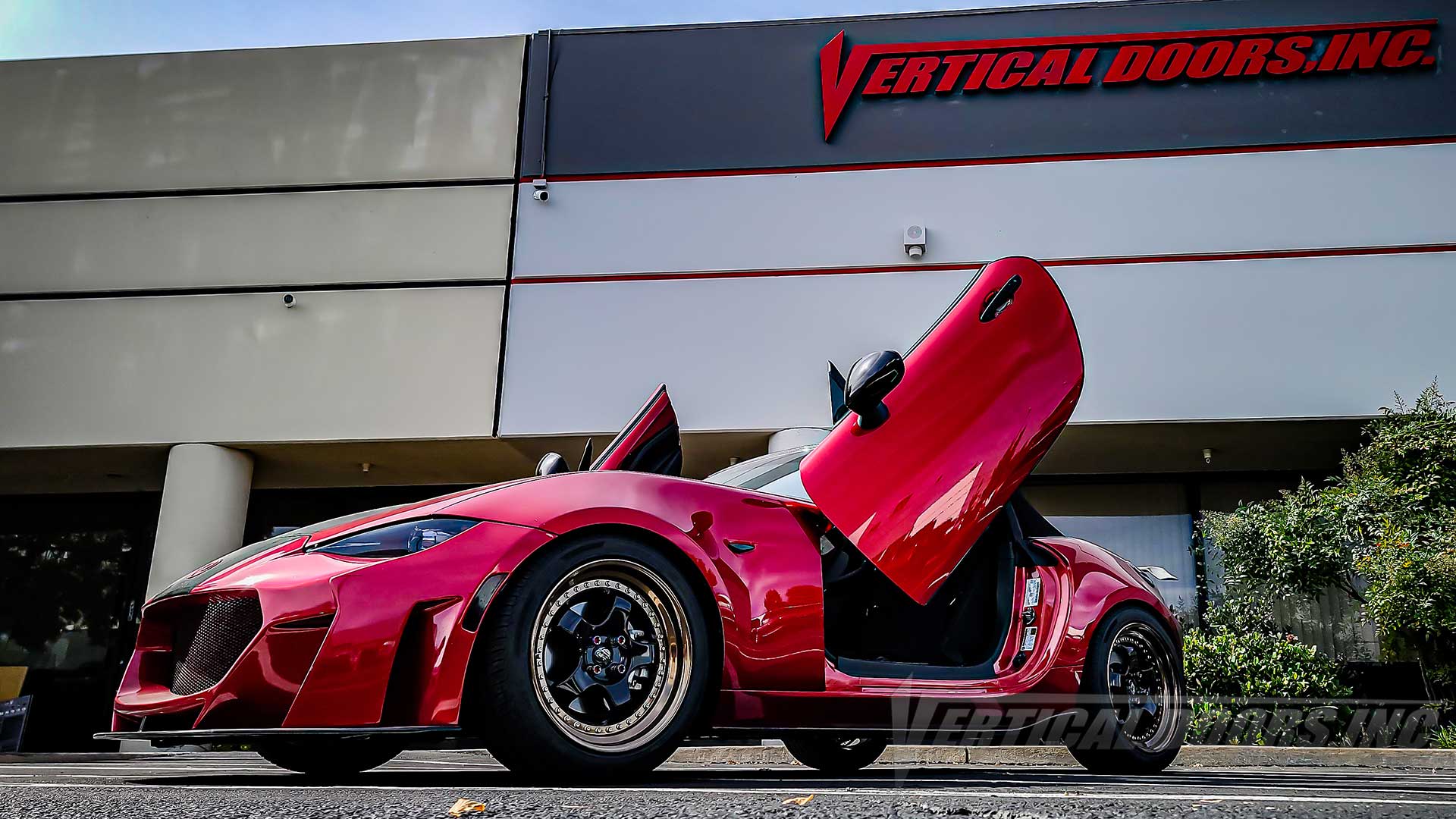 Mazda MX5 2016-2023 Lambo Door Conversion Kit by Vertical Doors Inc., ND, Mazda MX5, Mazda, MX5, Miata, Mazda Roadster, Eunos Roadster, Mazda Miata Sport, Club, Grand Touring, Icon, Levanto, Z Sport, Yamamoto Signature, MCP, RF, Convertible Vertical Doors Inc, vertical door gang, Lambo Doors, Vertical Doors, door conversion, scissor doors, butterfly doors, wing doors, pic of the day, repost,