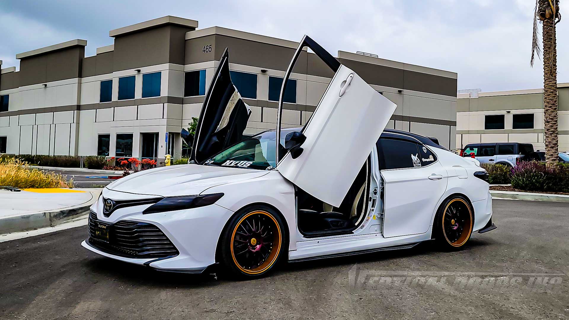 Toyota Camry Lambo Door Conversion Kit by Vertical Doors Inc., VDCTOYCAM18, XV70, Daihatsu Altis, L, LE, SE, XLE, XSE, XLE V6, XSE V6, Camry hybrid, Camry Ascent, TRD, SX, lambo doors, vertical doors, door conversion, scissor doors, butterfly doors, wing doors, Toyota Camry lambo doors, Toyota Camry vertical doors, Toyota Camry door conversion, Toyota Camry scissor doors, Toyota Camry butterfly doors, Toyota Camry wing doors,