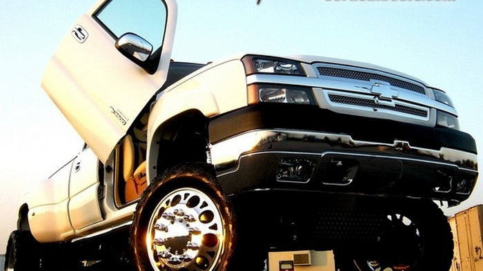 1999-2006 Chevrolet Full-Size Truck vertical door conversion by Vertical Doors, Inc., view 2