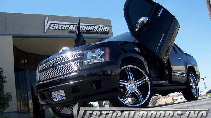 2007-2013 Chevrolet Avalanche vertical door conversion by Vertical Doors, Inc., view 4