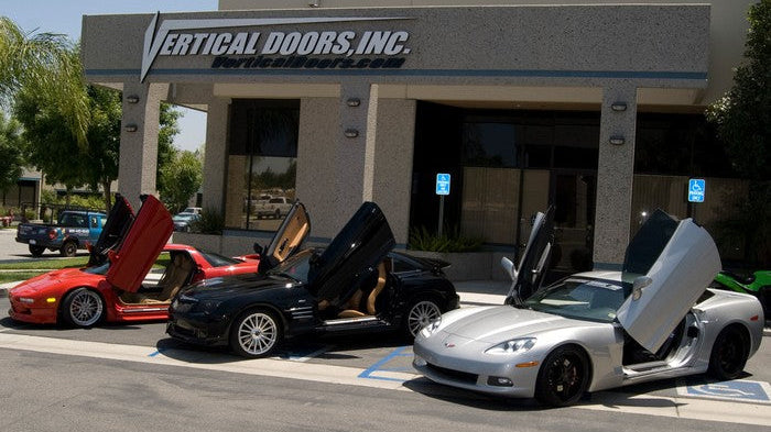 Chevrolet Corvette C6 2005-2013 Lambo Door Conversion Kit by Vertical Doors Inc. VDCCHEVYCORC60508, Corvette c6, Chevrolet, Chevy, Corvette, vette, C6, Z06, ZR1, GrandSport, widebody, lambo doors, vertical doors, door conversion, scissor doors, butterfly doors, wing doors,