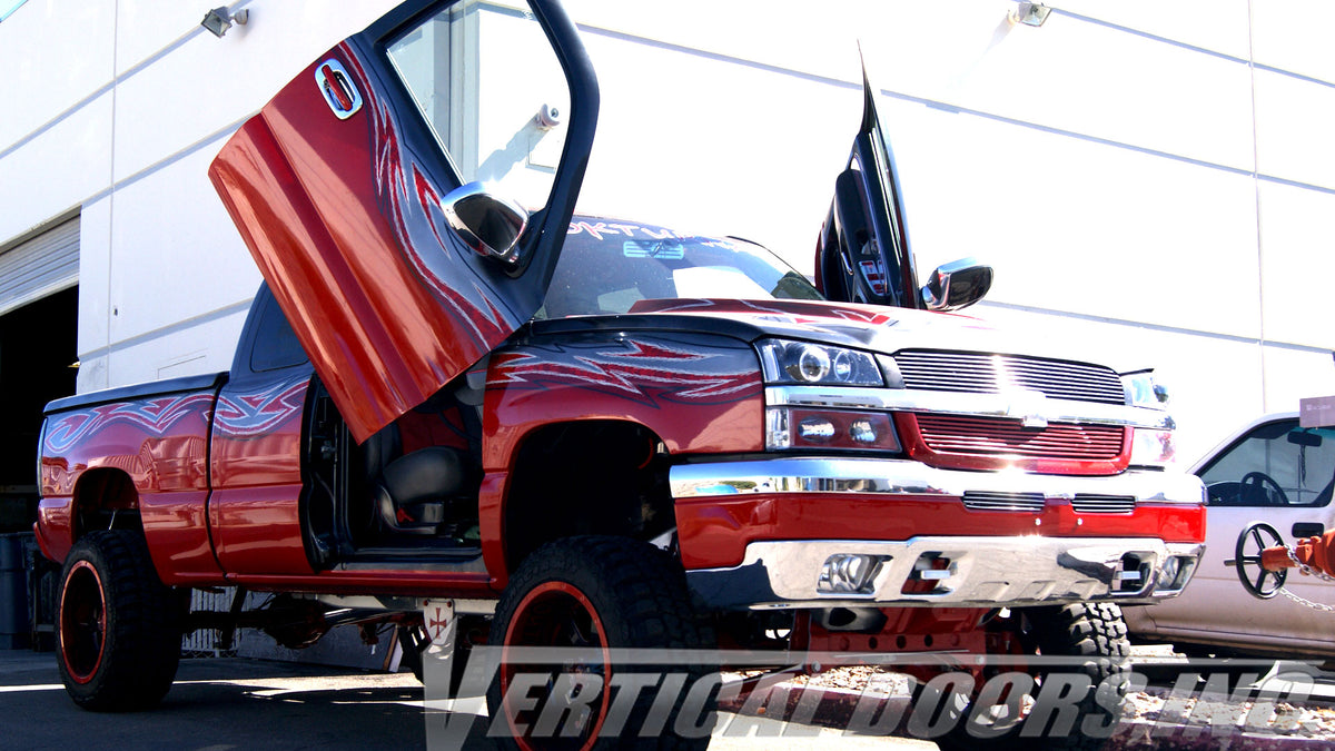 1999-2006 Chevrolet Silverado vertical door conversion by Vertical Doors, Inc., view 5