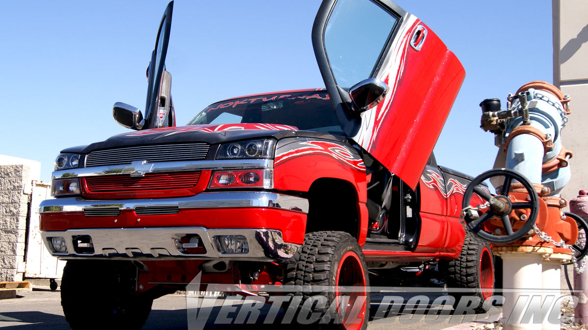 1999-2006 Chevrolet Silverado vertical door conversion by Vertical Doors, Inc., view 4