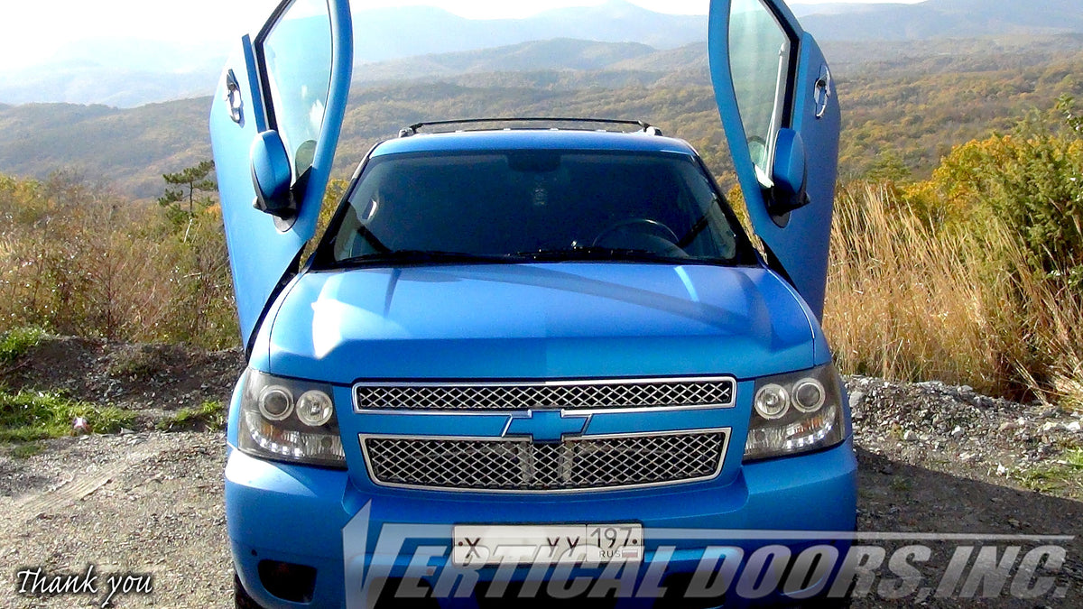 2007-2014 Chevrolet Tahoe vertical door conversion by Vertical Doors, Inc.